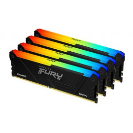 KINGSTON 128GB 3600 DDR4 DIMM Kit4 FURY Beast RGB