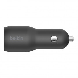 BELKIN Boost Charge Chargeur de voiture 2 ports USB-C PD + USB-A sur prise allume-cigare