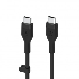 BELKIN Boost Charge Flex Câble silicone USB-C vers USB-C (Noir)