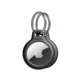 BELKIN Support AirTag sécurisé avec porte-clés x2 noir