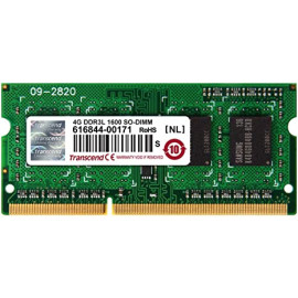 TRANSCEND DDR3L 4Go SO DIMM 204b 1600MHz