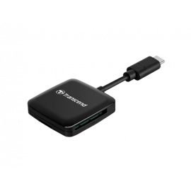 TRANSCEND RDC3 Cardreader USB 3.2 Black  RDC3 Cardreader SD/microSD USB-C 3.2 gen1 Black