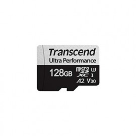 TRANSCEND 128GB microSD w/ adapter UHS-I U3 A2 Ultra Performance