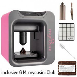 MYCUSINI Imprimante 3D, Mycusini 2.0, alimentaire, Basic-Pack, rose