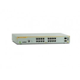 ALLIED TELESIS ALLIED L2+ managed switch 16x 10/100/1000Mbps POE+ ports 2x SFP uplink slots 1 Fixed AC power supply