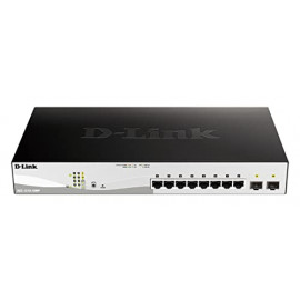 DLINK 10-Port Layer2 PoE+ Smart Switch  10-Port Layer2 PoE+ Smart Managed Gigabit Switch 8 x 10/100/1000Mbps TP RJ-45 PoE Port Port 1-8 802.3at Power-over-Eth