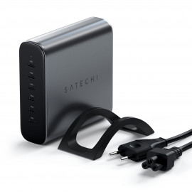 Satechi Chargeur secteur  GaN 6x port USB-C 200W (Gris)