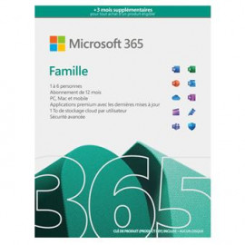 Microsoft Microsoft Office 365 Home Premium Office suite 6 licence(s) Multilingue 1 année(s)