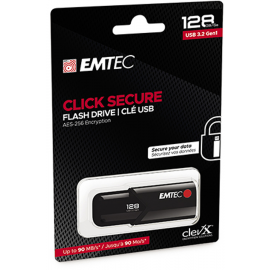 EMTEC CLE USB 3.2 CLICK SECURE B120 128GB