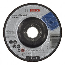 Bosch Professional 2608600223 Meule à ébarber à moyeu déporté expert for metal A 30 T BF 125 mm 6,0 mm