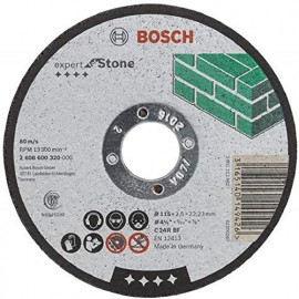 Bosch Professional Disque à Tronçonner à moyeu plat expert for stone C 24 R BF 115 mm 2,5 mm