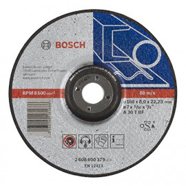 Bosch Professional 2608600379 Meule, Grey, 180 mm 8,0 mm