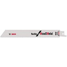 Bosch Professional Coffret de 100 lame de scie sabre S 1022 HF Flexible for Wood and Metal (longueur 200 mm, accessoires pour scie sabre)