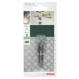 Bosch Bosch   Fraise conique à lamer HSS à 5 taillants DIN 335 Diamètre 12 Queue 8 mm
