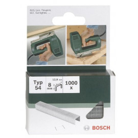 Bosch Professional Set de 1000 agrafes à fil plat Type 54