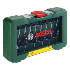 Bosch Pièces HM-Fräser-Set (1/4" Schaft)