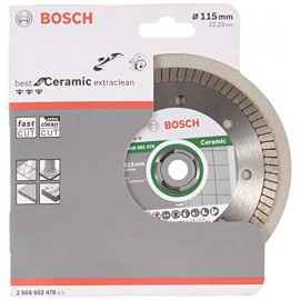 Bosch Disque à tronçonner diamant Best for Ceramic Extra Clean Turbo