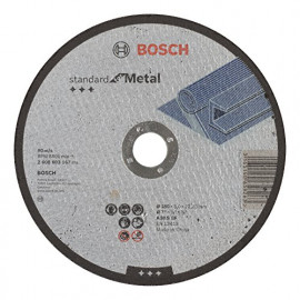 Bosch Professional Bosch 2608603167 Disque à tronçonner à moyeu plat standard for metal A 30 S BF 180 mm 22,23 mm 3,0 mm
