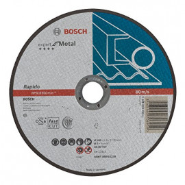Bosch Professional Bosch 2608603399 Disque Ã  tronÃ§onner Ã  moyeu plat expert for metal rapido AS 46 T BF 180 mm 1,6 mm