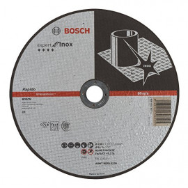 Bosch Professional Bosch 2608603407 Disque Ã  tronÃ§onner Ã  moyeu plat expert for inox rapido AS 46 T inox BF 230 mm 1,9 mm