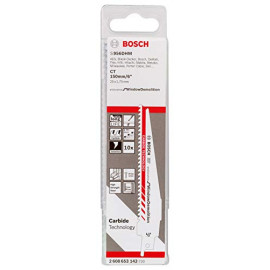 Bosch Professional Coffret de 10 lame de scie sabre S 956 DHM Endurance for Window Demolition (longueur 150 mm, accessoires pour scie sabre)