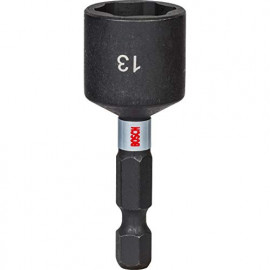 Bosch Professional Accessories 2608522353 Clé à douille  (contrôle d'impact, largeur de clé/longueur : 13/50 mm, 1/4", Pick and Click)