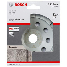 Bosch Professional 2608601573 Meules Diamant Standard for Concrete (pour Béton, 125 x 22,23 x 5 mm, Accessoires Meuleuse Angulaire)