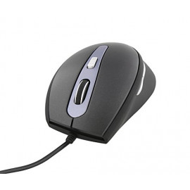 T'nB TNB Office Wired Mouse Black Ultra Comfortable Curved Shape Allowing To Perfectly Fit The Shape Of The Hand Pleasant Grip