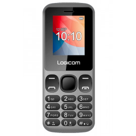 LOGICOM Téléphone mobile Posh 186 Gris