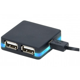 DEXLAN Hub USB 2.0 Dexlan 4 ports auto-alimenté avec LED