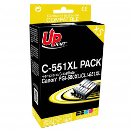 UPrint PGI-550XL/CLI-551XL Pack 5