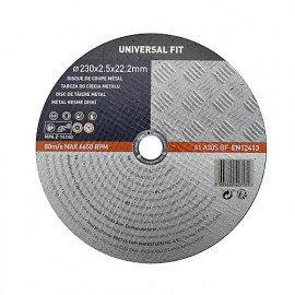 Universal Fit Disque de coupe métal 230x2,5x22,2 mm Universel fit