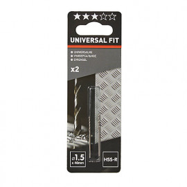 Universal Foret métal 1,5 mm UNIVERSAL (lot de 2)