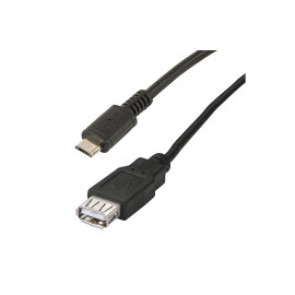 ERARD CABLE OTG MICRO USB MALE / USB-A FEMELLE