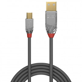 Lindy 2m USB 2.0 Type A/Mini-B Cable Cromo Line 480Mbit/s