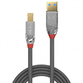 Lindy 0.5m USB 3.0 Type A/B Cable Cromo Line 5Gbit/s