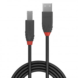 Lindy Câble USB 2.0 Type A vers B Anthra Line 0.2m