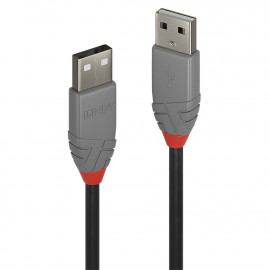 Lindy 1m USB 2.0 Type A Cable Anthra Line