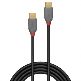 Lindy Câble USB 2.0 Type C Anthra Line 0.5m