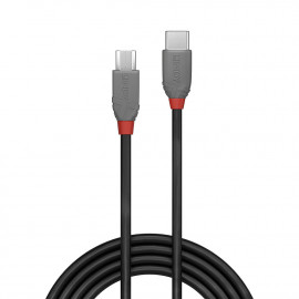Lindy Câble USB 2.0 Type C vers Micro-B Anthra Line 1m