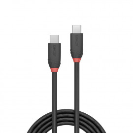 Lindy 0.5m USB 3.1 Type C Cable 3A Black Line