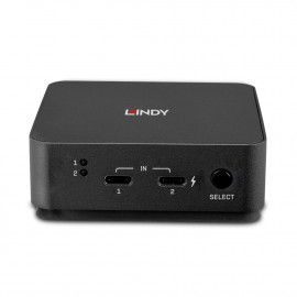 Lindy 2 Port Type C Dual HDMI 4K60 KVM Switch