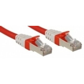 Lindy S/FTP Cat.6A Cable Red 3m LSOH incl. Testprotocol