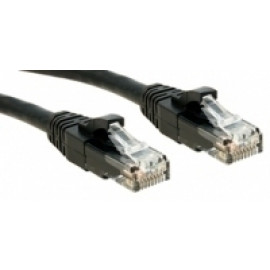 Lindy UTP Cat.6 Cable Black 3m LSOH incl. Testprotocol