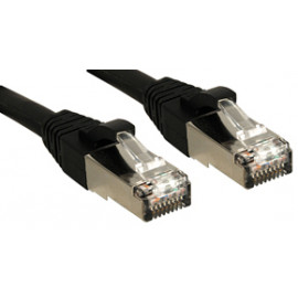 Lindy S/FTP Cat.6 Cable Black 1m LSOH incl. Testprotocol
