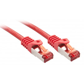 Lindy Basic Cat.6 S/FTP Cable Red 0.3m Patch Cable