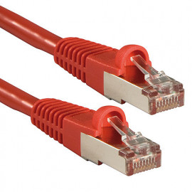 Lindy Basic Cat.6 S/FTP Cable Red 0.5m Patch Cable