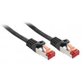 Lindy Basic Cat.6 S/FTP Cable black 0.5m Patchcable