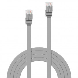 Lindy Cat.6 Flat Patch Cable Grey 0.3m Without Shielding