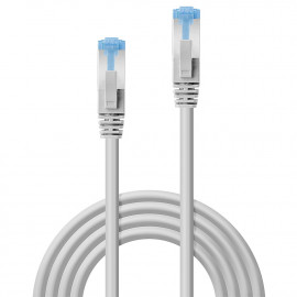 Lindy 0.3m Cat.6A S/FTP TPE Cable Grey